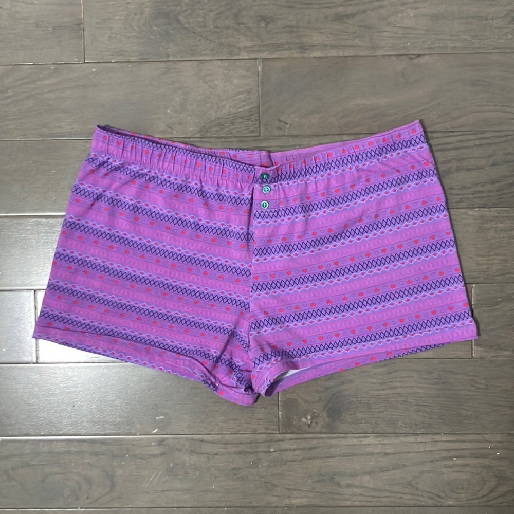 Honeydew Intimates Heart Pattern Racer Back Tank Top & Shorts Pajama Set Size S - Picture 3 of 10